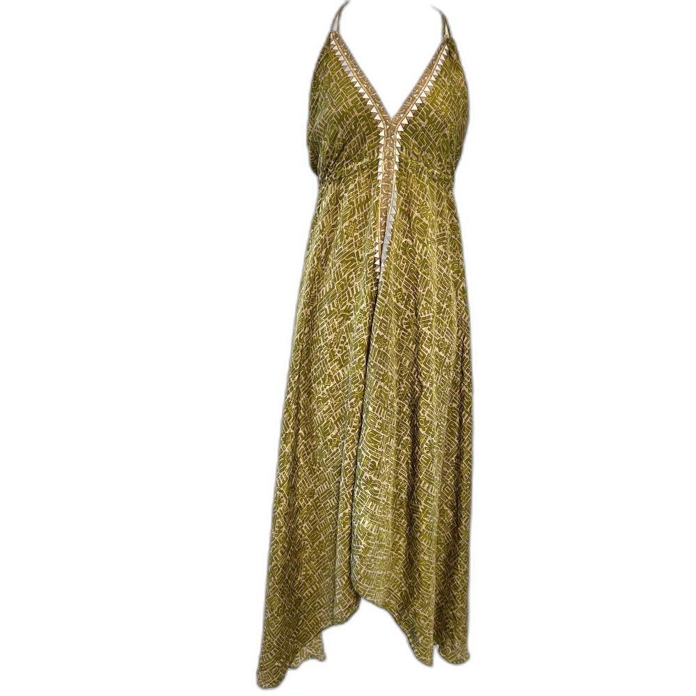 Silk Made in India halter dress